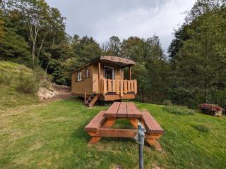 Roulotte cosy avec kitchenette, ruisseau apaisant et espace bien-être, nuit insolite à Ferdrupt - FR-1-589-444 - Ferdrupt - 3