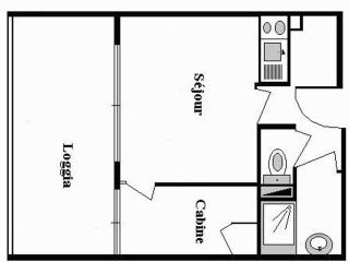 Studio Cabine à Sète: Véranda, Parking, Ascenseur, Plage à 300m - FR-1-338-44 - 2