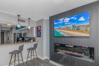 Luxury Penthouse Suite! LED Fireplace-Completely Remodeled! Indoor Waterpark! Dunes Village 1405 - Myrtle Beach - 4