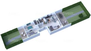 Elia-parking-jardin-piscine-climatisation - Roquebrune-Cap-Martin - 6