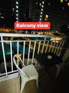 SHELL RESIDENCE C23 Shortwalk MOA Balcony poolview - Manila - 9