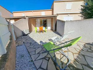 Maison mitoyenne climatisée avec terrasse et piscine à Marseillan - FR-1-326-474 - Marseillan - 7