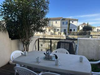 Charmant duplex climatisé 3 pièces avec jardinet et garage privé - 6 couchages, Aigues-Mortes - FR-1-250-177 - Aigues-Mortes - 6
