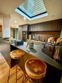 Chalet Le René-Sens - 5 pers - Grande terrasse - bain nordique SPA - Piscine - Boutx - 7