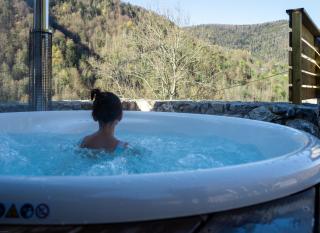 Chalet Le René-Sens - 5 pers - Grande terrasse - bain nordique SPA - Piscine - 4