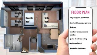 Sidemersey Livings- Convenient and Accessible 1-Bedroom Flat with a View, Central Liverpool - 2