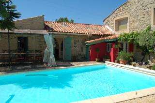 La Picholine chambre Provence - Courry - 4