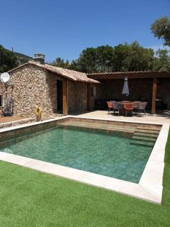 villas-majos : Superbe bergerie vue mer montagne piscine chauffée - Sainte-Lucie de Porto-Vecchio - 9