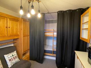 Studio tout confort pied des pistes avec balcon et wifi - Villarembert - 8