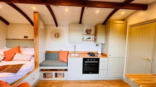 The Dragonfly - Luxury Lakeside Shepherds Hut - 9