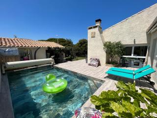 Carnon Plage Villa moderne et climatisée Plage à 250m Villa avec piscine idéal pour des vacances reussies - Mauguio - 0