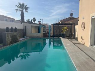 Magnifique villa , piscine ,hamam près des plages - Pérols - 0