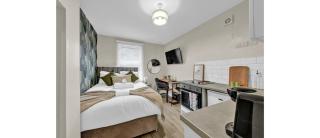 Green Reverie: Stylish Studio Escape - 4