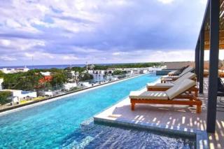 Oceanview Roof Pool with Speakeasy Cafe and Gym plus Parking - Playa del Carmen - 9