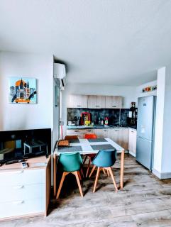T2 climatisé vue sur mer, WIFI, piscine et parking - Sète - 6