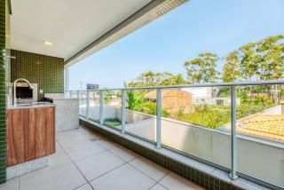 Apt Moderno com varanda a 150m do mar ABC0202 - 1