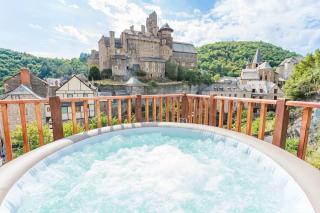 L'Estagnole pour 2 personnes, jacuzzi, hammam - Estaing - 0