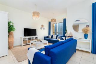 7 Beds / JBR / Sea, JBR Beach and Ain Dubai Views / 3 min walk from JBR Beach / Large Groups and Families / Ideal Vacation Location - 2