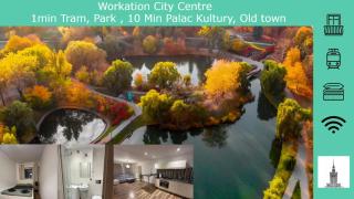 WORKATION, CENTRE, 4-5 Persons 3-4 nights best offer, Nature Park Metro 1min , 15 min Palac Kultury, Balcony, Quiet, Easy parking chroniony - Varsovie - 0