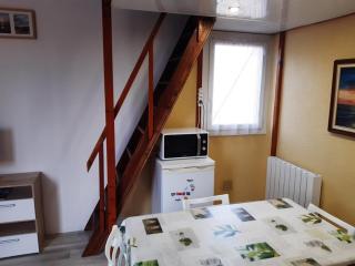 studio climatisé 4 places de 25 m2 avec mezzanine, terrasse - 4