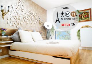 Paris I 77m Cosy luxe I Subway 11 - Possibility of direct reservation with no taxe by asking a question at establishment - Bagnolet - 7
