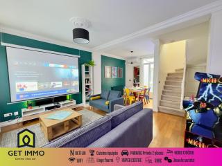 Maison 3ch - Cinéma - Game Room - Parking - Gare - Amiens - 0