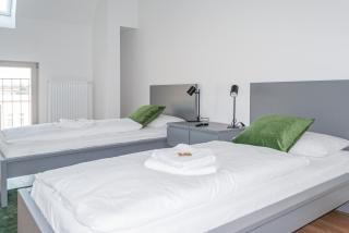 5 Zimmer nahe Hauptbahnhof,10 Betten,vollausgestattet,neu saniert,Parkplatz,Dachterasse - 8