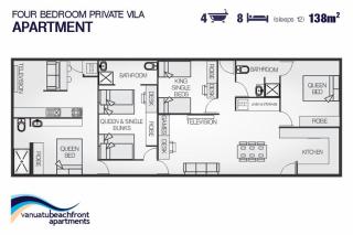 Vanuatu Beachfront Apartments - Port Vila - 5