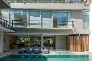 Villa Brawa 8G - 3 bedroom luxury villa with rooftop walking distance to the Beach - Canggu - 7