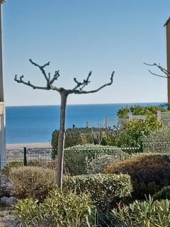 Plain-pied Jardin 6 personnes Clim Vue Mer Parking Wifi Terrasse Piscine dans la résidence - Saint Pierre La Mer - 6
