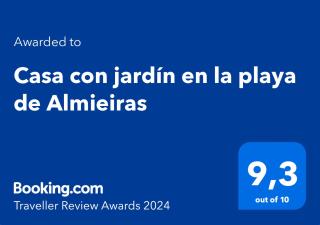 Casa con jardín en la playa de Almieiras - 9