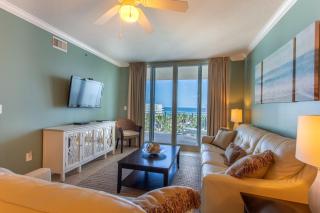 Waterscape C605 - Top Floor Beach Views - Free Beach Service - Interior Facing! - 0