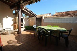 Villa 6 couchages 3 chambres terrasse ombragée parking dans résidence sécurisée piscine commune 400m de la mer LRJP93 - Portiragnes - 0