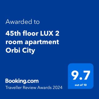 45th floor LUX 2 room apartment Orbi City - Batumi - 9