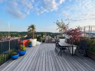 Großzügiges Dachterrassen-Appartment mit Klimaanlage und wunderbarem Ausblick - Vienne - 6