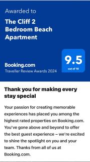 The Cliff 2 Bedroom Beach Apartment - 7