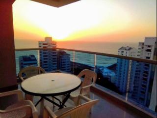 Hermoso apartamento con vista al mar / AC / Hot watter / Gym / Jacuzzy, pool / 1608 - Cartagena das Índias - 5