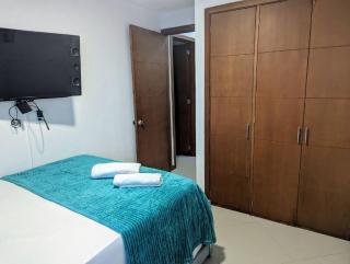 Hermoso apartamento con vista al mar / AC / Hot watter / Gym / Jacuzzy, pool / 1608 - Cartagena das Índias - 4