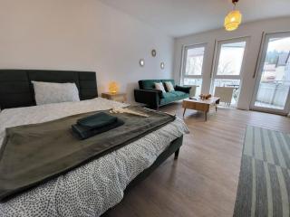 Studio-Priv.Parkplatz-Balkon-Wlan-Netflix-SmartTV - Deizisau - 6