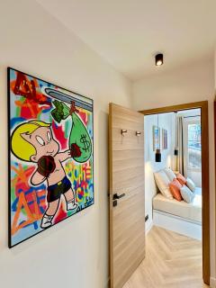 MONACO # MENTON - 6 PERSONS - 2 BEDROOMS - FULL RENOVATED - PRIVATE PARKING - FULL CLIM - HYPERCENTER - BEACH AND SUn - 3