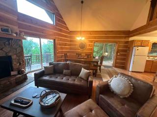 Mountain Top Log Cabin, HOT TUB, fire-pit, WiFi - Bryson City - 7