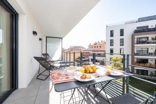 Queen Riviera : climatisation, parking, terrasse - Mentone - 0