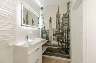 Apartament Centrum Wigury Parking Dostęp Na Kod Biały - Łódź - 6