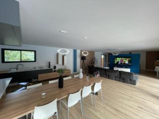 Villa moderne à Soustons avec piscine chauffée, 3 chambres et cuisine extérieure, animaux acceptés - FR-1-379-167 - Soustons - 9