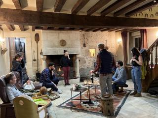 Retraite paisible avec cheminée, étang privé et chalet près du Mans - FR-1-410-382 - - 6