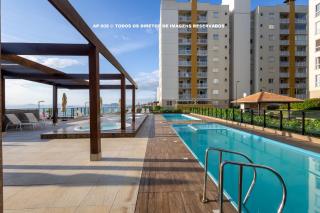 Aptos completos com vista mar pé na areia em Barra Velha em condomínio Resort com Spa, Piscina, quadra de futebol, Sala de jogos, brinquedoteca, Complexo com diversos comércios - Barra Velha - 2