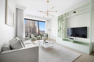 FIRST CLASS 1BR with full BURJ KHALIFA View - Dubái - 6