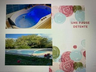 Gîte 3 étoiles les Gourlines avec balneo, véranda, piscine et garage - Avermes - 5