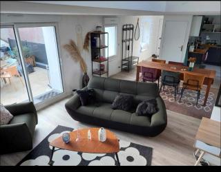 Duplex spacieux avec terrasse, idéal familles & télétravail, proche plages & centre ville - 7