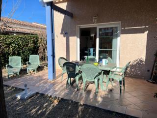 LAVANDINES II Joli T3 mezzanine villa mitoyenne piscine proche plage Rochelongue Cap d'Agde - 8